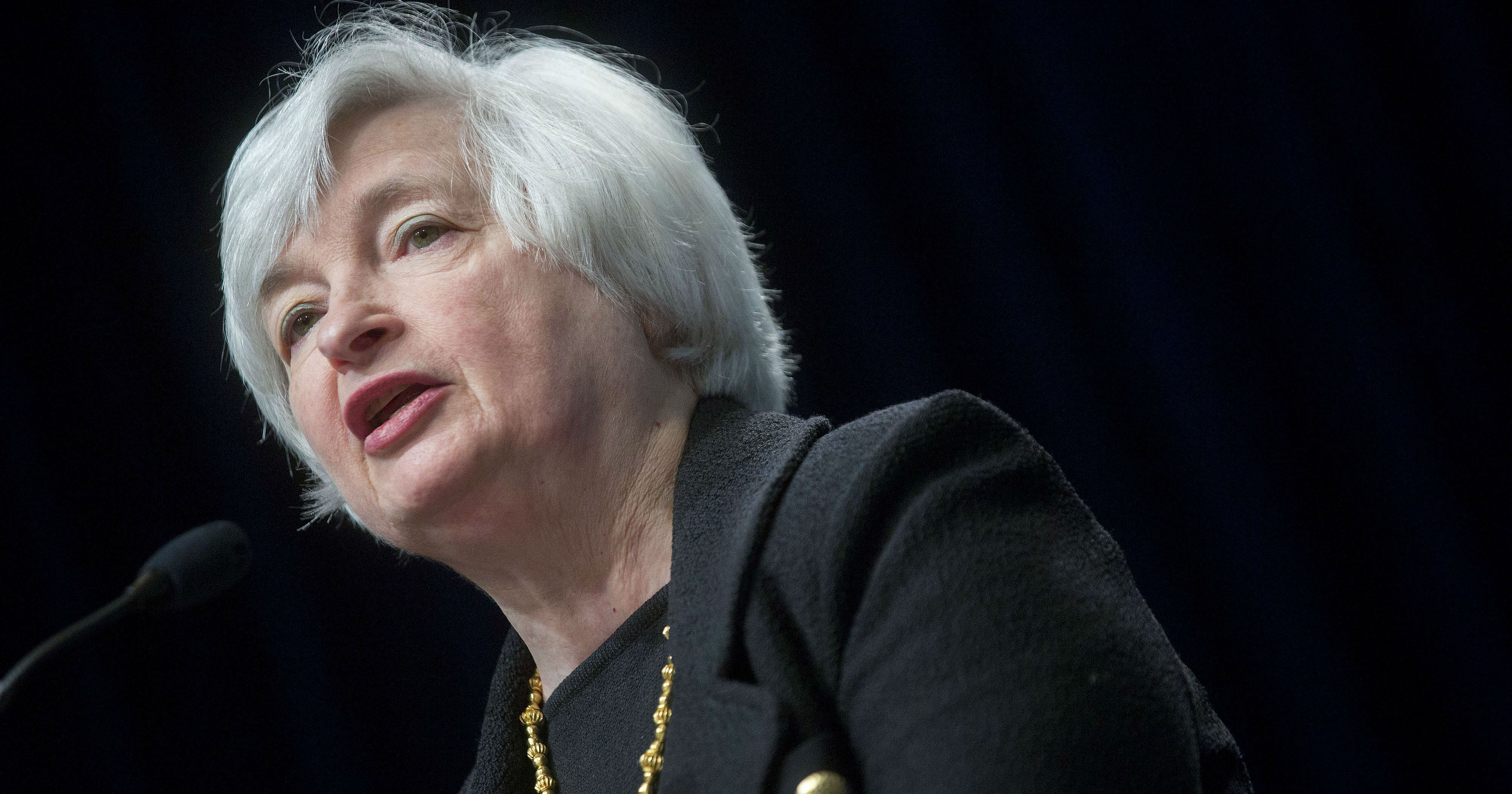Federal Reserve chief Janet Yellen is basically saying she won't have anything to do with risk and productivity and will continue fostering a low-rate environment. Photo: Bloomberg Federal Reserve chief Janet Yellen is basically saying she won't have anything to do with risk and productivity and will continue fostering a low-rate environment. Photo: Bloomberg