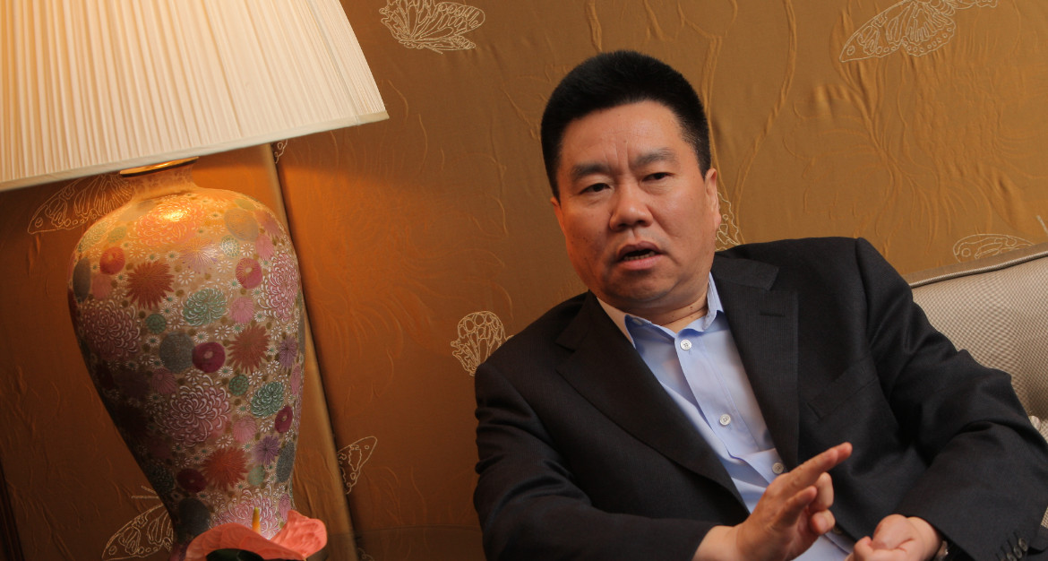 Tian Lun Gas chairman Zhang Yingcen says there is 'no need to worry about funding for a good project'. Photo: HKEJ Tian Lun Gas chairman Zhang Yingcen says there is 'no need to worry about funding for a good project'. Photo: HKEJ