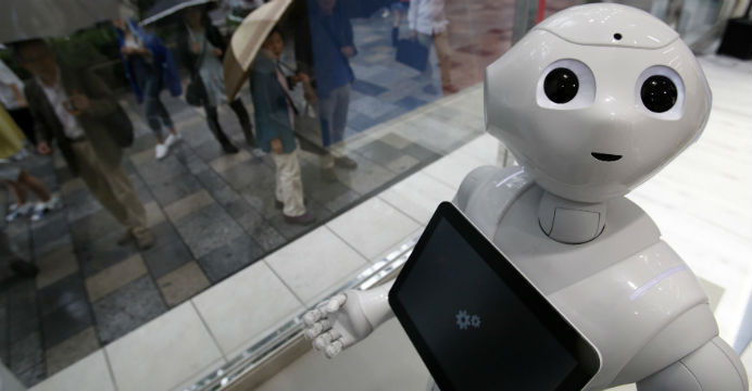 What will happen to workers when robots take over most of their jobs? Photo: Reuters What will happen to workers when robots take over most of their jobs? Photo: Reuters