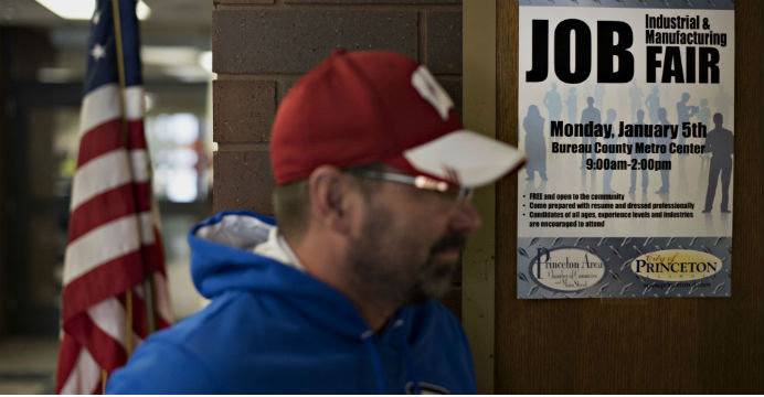 Fewer Americans are out of work. The US unemployment rate has fallen from 8.6 percent in November 2011 to 5.8 percent in November 2014. Photo: Bloomberg Fewer Americans are out of work. The US unemployment rate has fallen from 8.6 percent in November 2011 to 5.8 percent in November 2014. Photo: Bloomberg