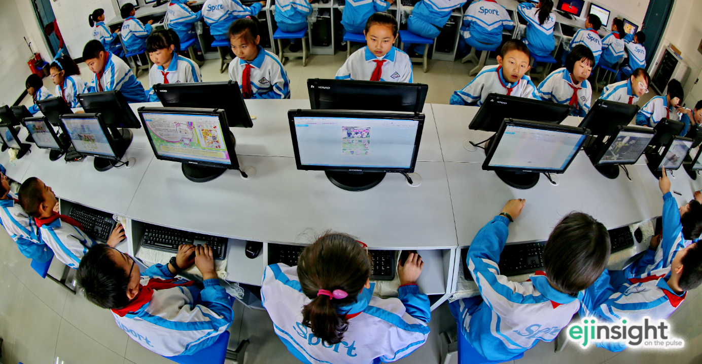 Education technology market is growing rapidly in Asia, particularly China. Photo: Xinhua Education technology market is growing rapidly in Asia, particularly China. Photo: Xinhua