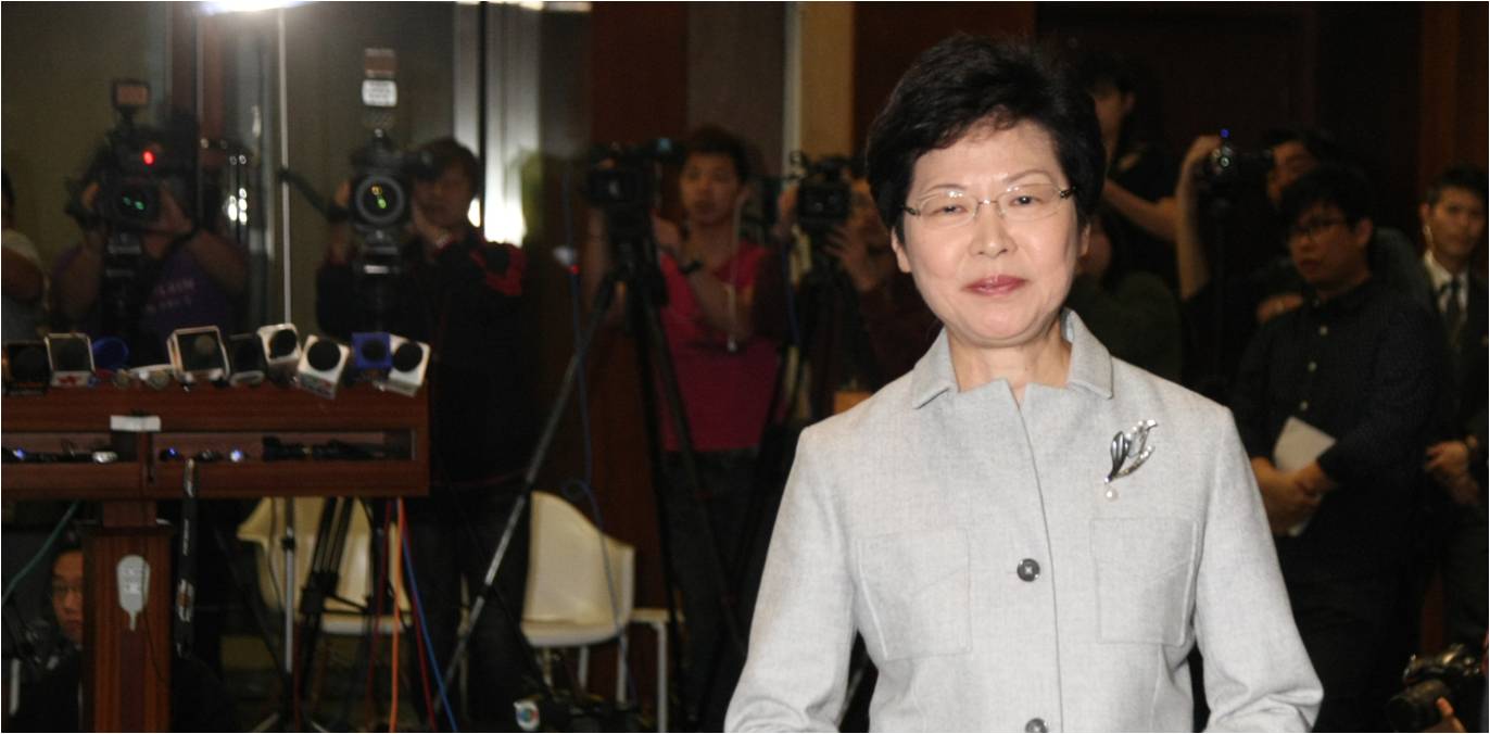 Chief Secretary Carrie Lam is expected to oversee a large-scale campaign to ensure the passage of a bill related to Hong Kong's 2017 chief executive election. Photo: HKEJ Chief Secretary Carrie Lam is expected to oversee a large-scale campaign to ensure the passage of a bill related to Hong Kong's 2017 chief executive election. Photo: HKEJ