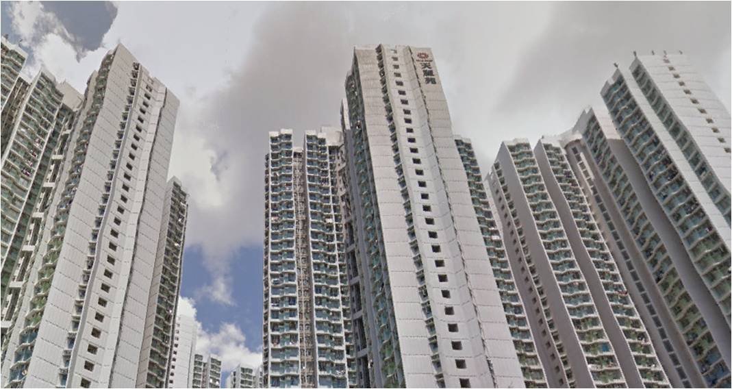 Tin Lai Court in Tin Shui Wai in Yuen Long district. A buyer has just paid HK$2.15 million for a tiny 212-square-foot unit in the residential estate. Photo: Google map Tin Lai Court in Tin Shui Wai in Yuen Long district. A buyer has just paid HK$2.15 million for a tiny 212-square-foot unit in the residential estate. Photo: Google map