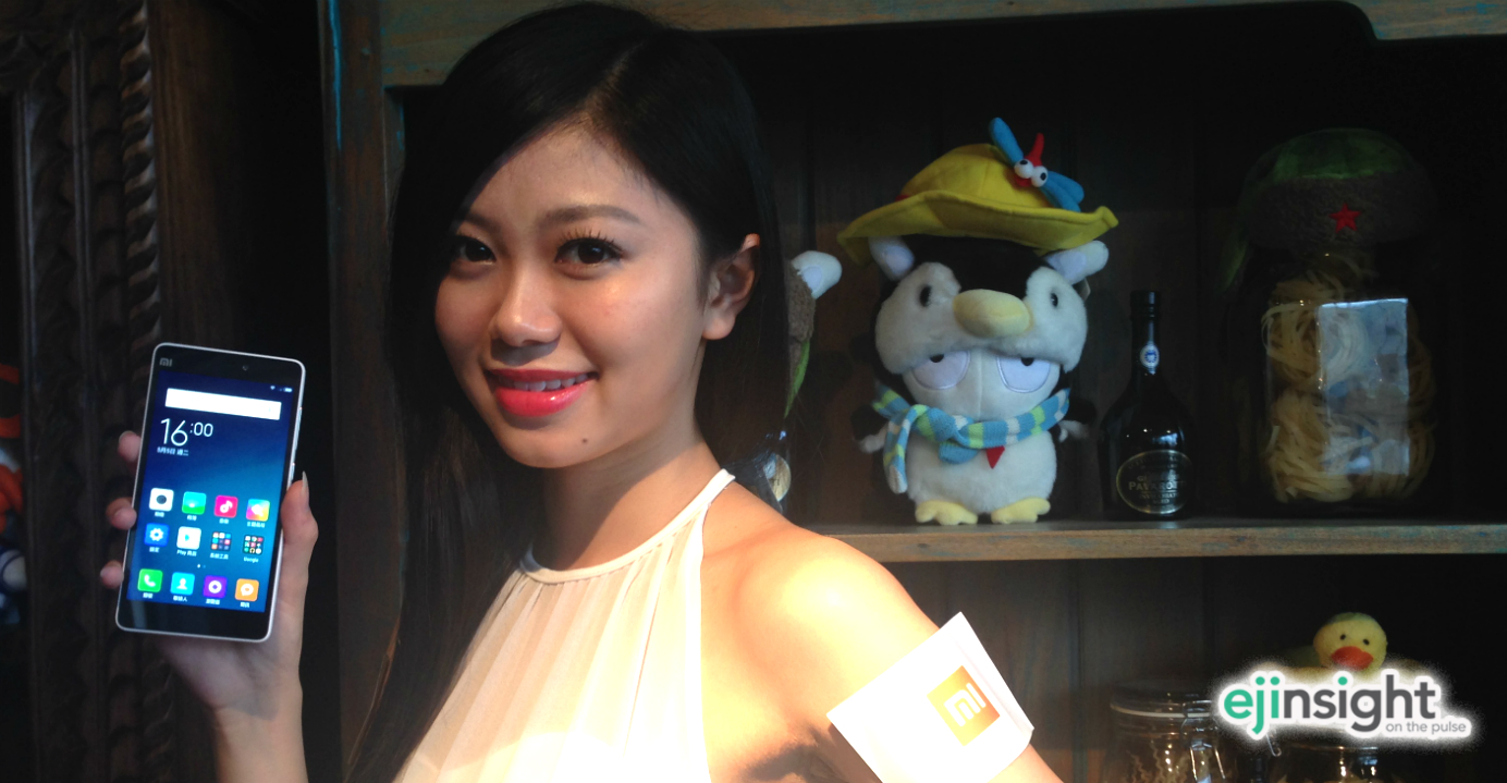 Xiaomi launched its Mi 4i smartphone in Hong Kong Tuesday. Photo: EJ Insight Xiaomi launched its Mi 4i smartphone in Hong Kong Tuesday. Photo: EJ Insight