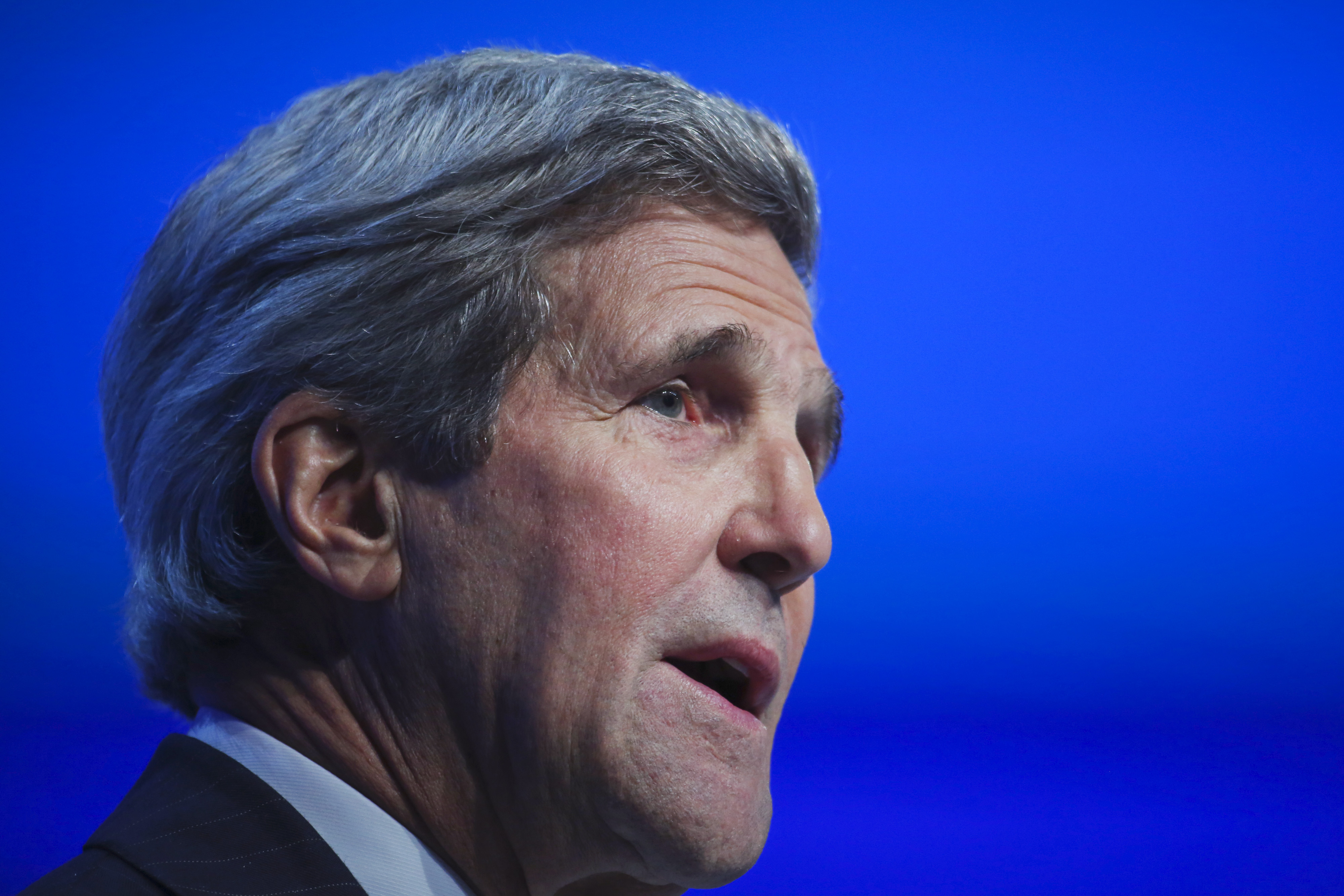 John Kerry will state in no uncertain terms Washington's commitment to freedom of navigation in the South China Sea during his upcoming visit to China, according to State Department officials. Photo: Blomberg John Kerry will state in no uncertain terms Washington's commitment to freedom of navigation in the South China Sea during his upcoming visit to China, according to State Department officials. Photo: Blomberg