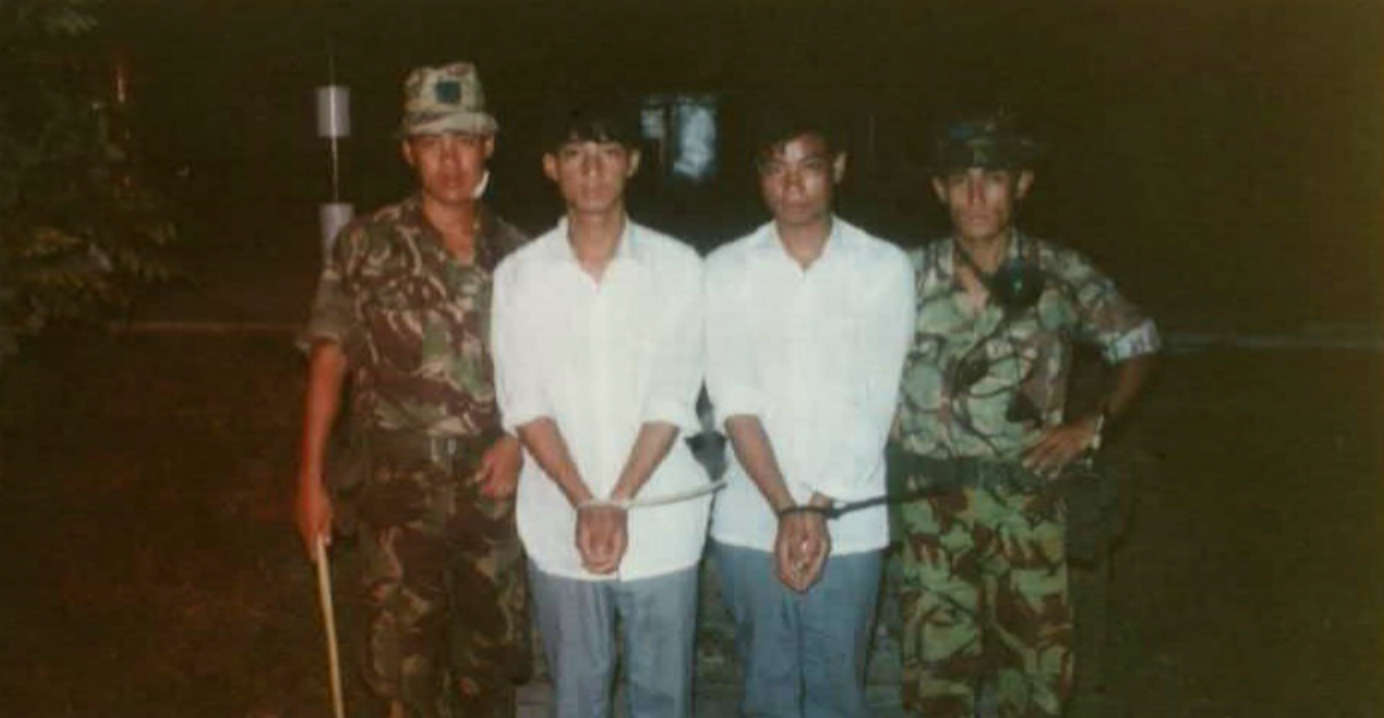 Two illegal immigrants from China are arrested. Photo: Tim I Gurung Two illegal immigrants from China are arrested. Photo: Tim I Gurung