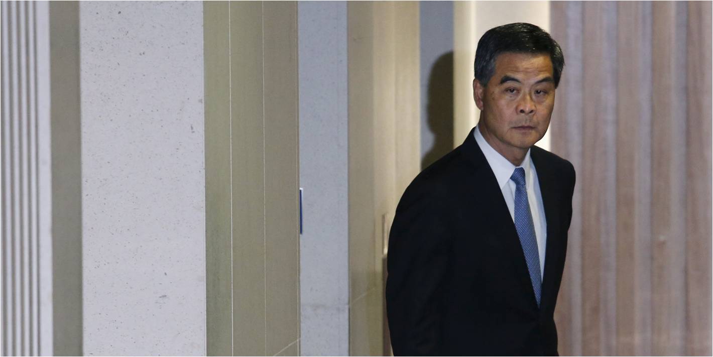 CY Leung, though his utterances and actions, has deepened the divisions in Hong Kong society. Photo: Reuters CY Leung, though his utterances and actions, has deepened the divisions in Hong Kong society. Photo: Reuters