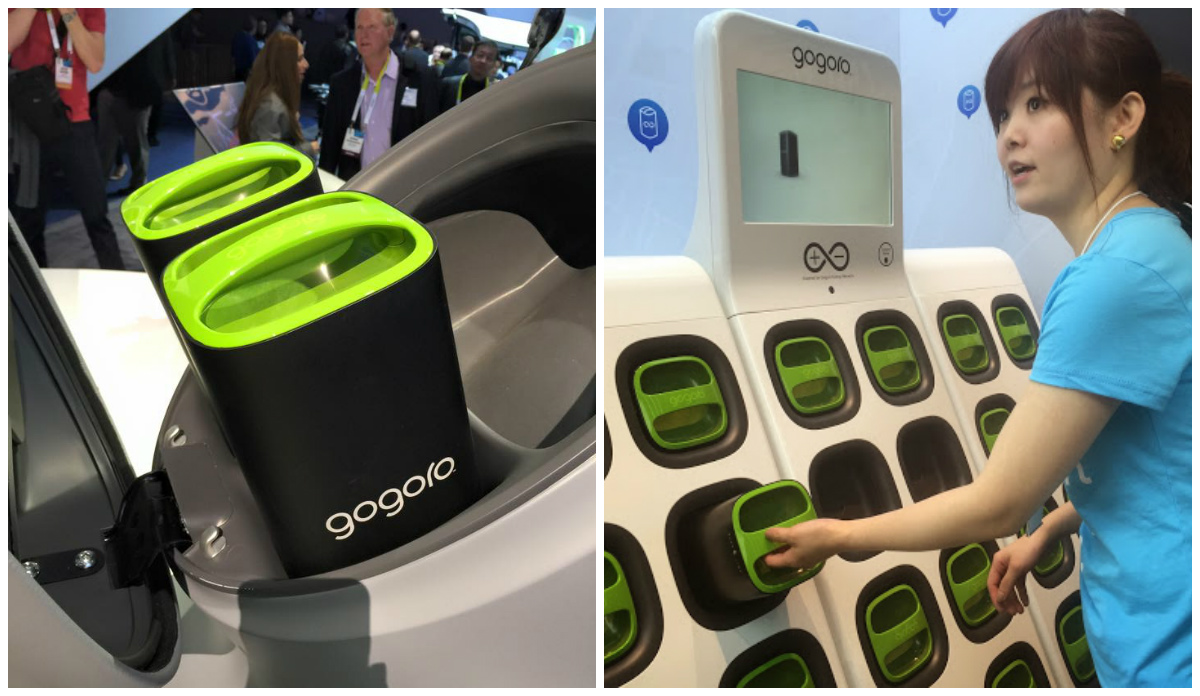 Unlike in most electric vehicles, batteries installed in a Gogoro scooter can be removed and replaced immediately with new ones. Photos: Internet Unlike in most electric vehicles, batteries installed in a Gogoro scooter can be removed and replaced immediately with new ones. Photos: Internet