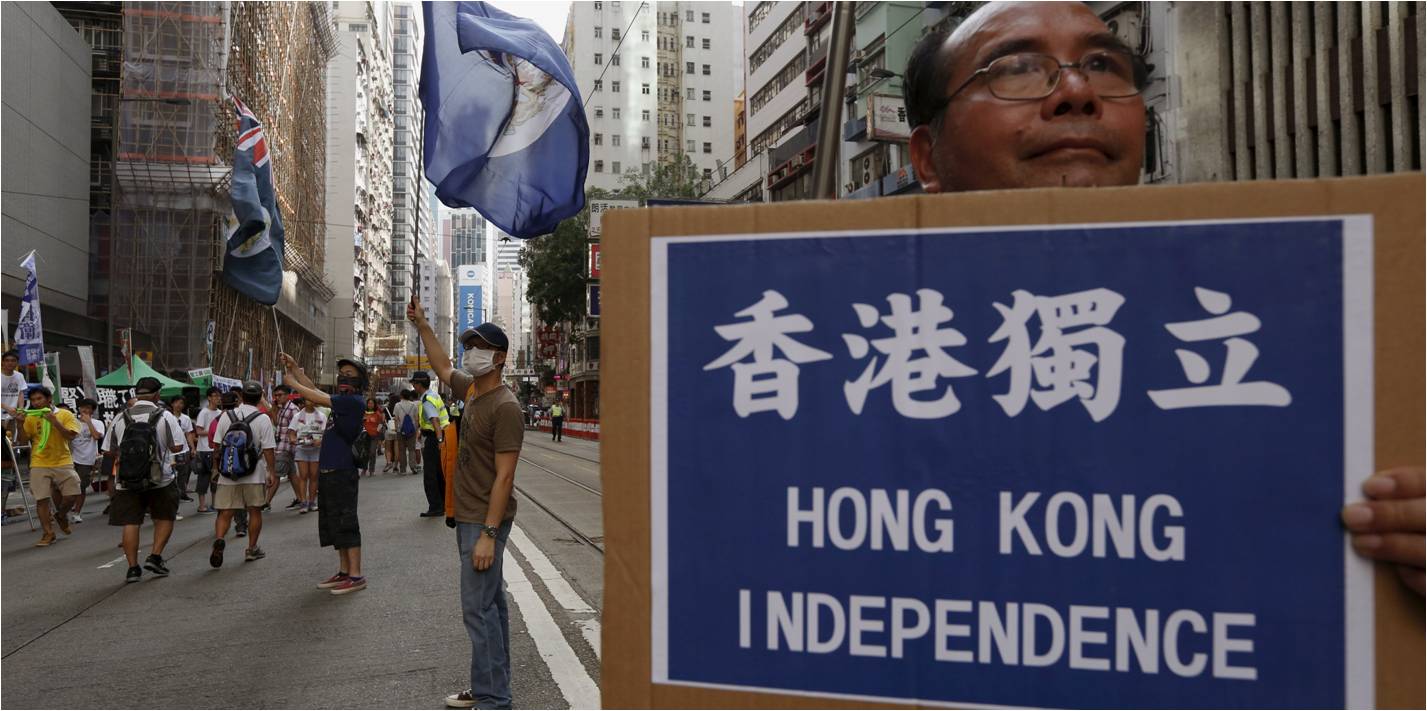 Calls for independence and an end to one-party rule in China could invite prosecution if Hong Kong adopts new legislation in the wake of China's national security law. Photo: Reuters Calls for independence and an end to one-party rule in China could invite prosecution if Hong Kong adopts new legislation in the wake of China's national security law. Photo: Reuters