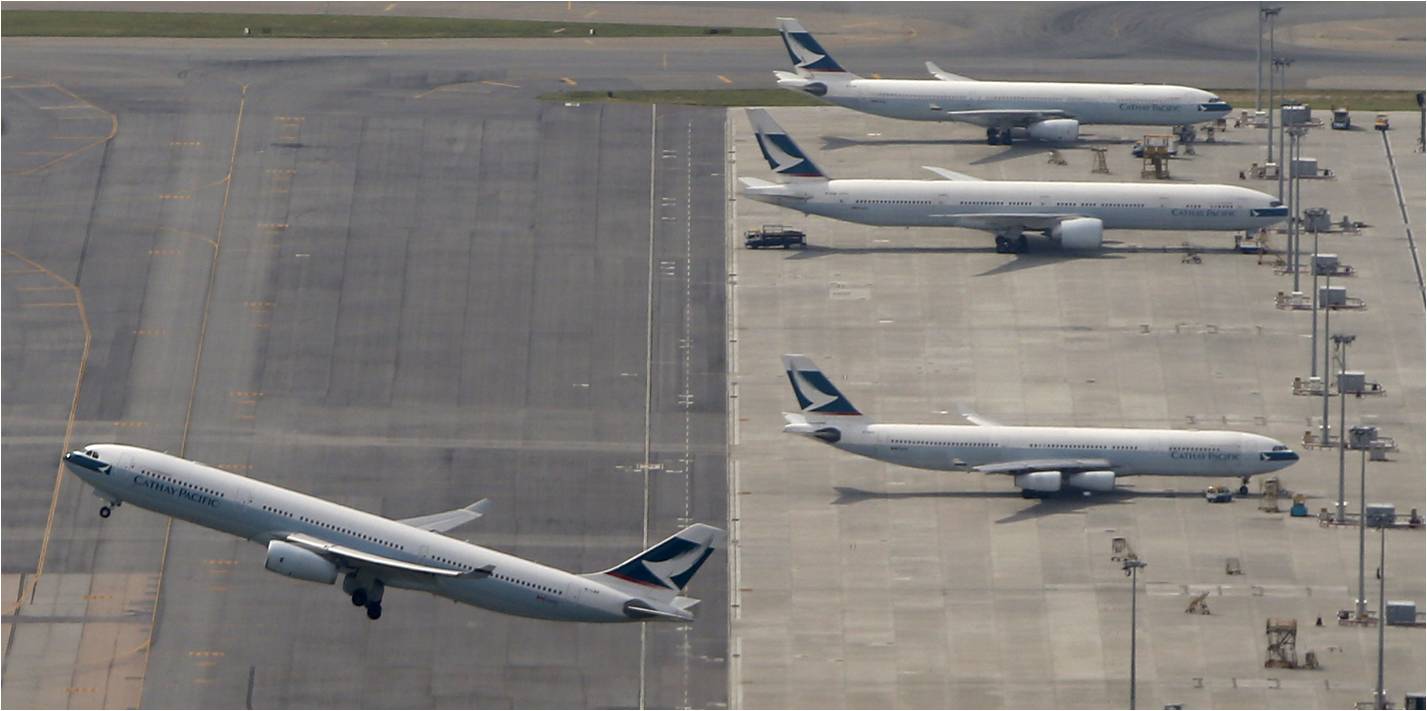 While Hong Kong International Airport has retained its No. 2 ranking this year, Cathay Pacific has fallen one notch to fourth among airlines. Photo: Reuters While Hong Kong International Airport has retained its No. 2 ranking this year, Cathay Pacific has fallen one notch to fourth among airlines. Photo: Reuters