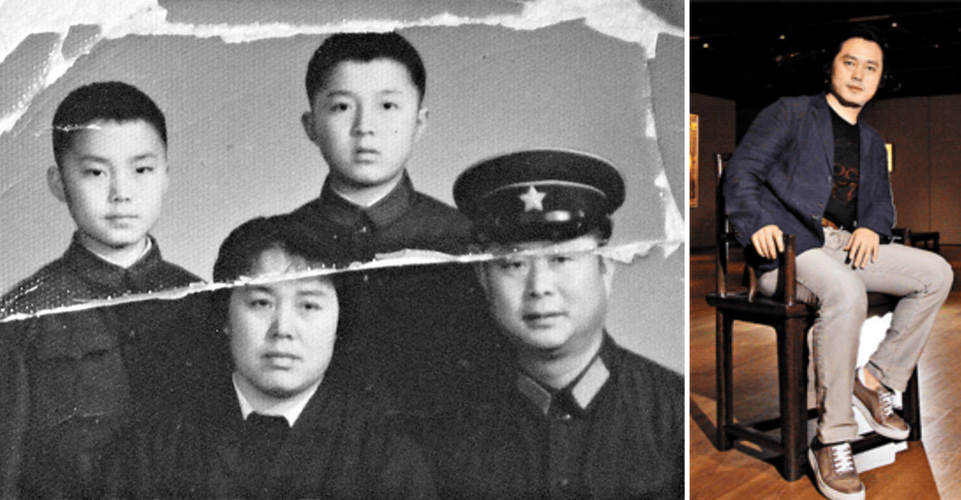 Wei Dong (extreme left) was first inspired by his father (with cap), who was an art enthusiast. Photos: HKEJ Wei Dong (extreme left) was first inspired by his father (with cap), who was an art enthusiast. Photos: HKEJ