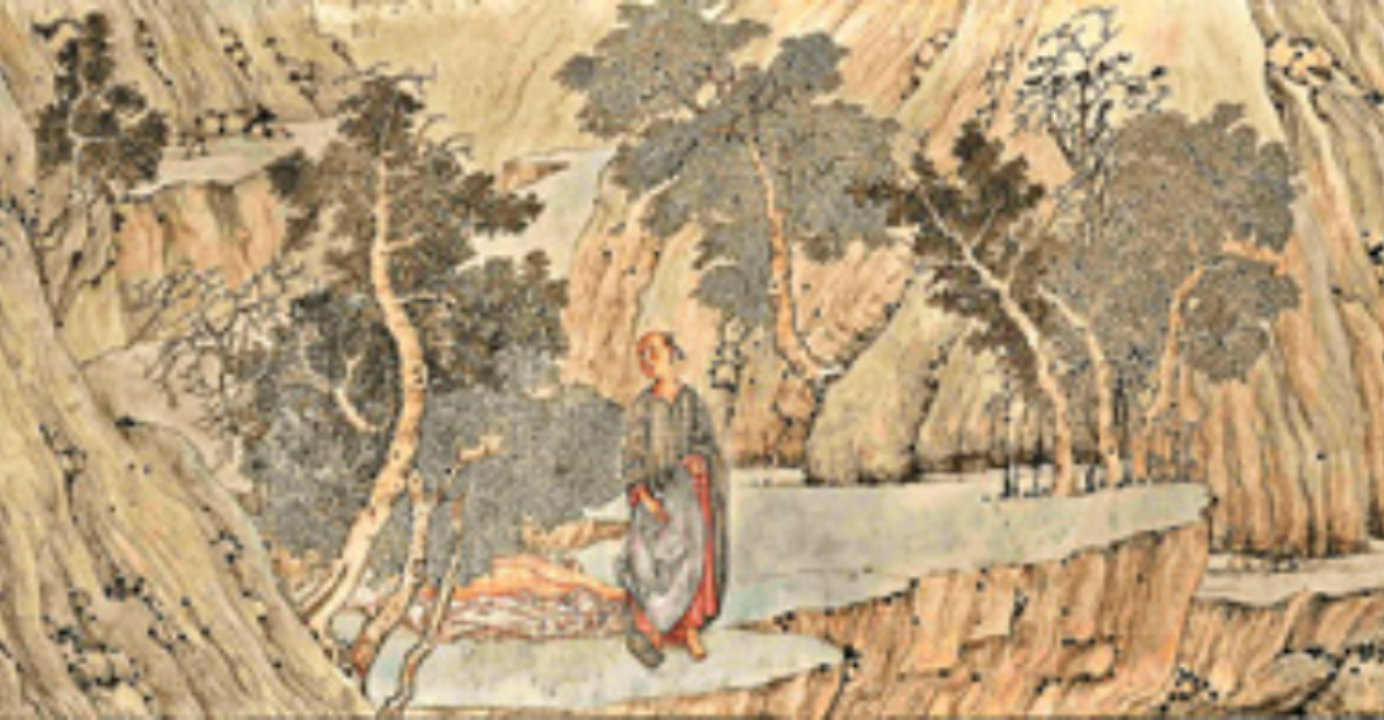 Wei Dong has returned to traditional Chinese landscape paintings: Crossroads No. 3 (2015). Photo: HKEJ Wei Dong has returned to traditional Chinese landscape paintings: Crossroads No. 3 (2015). Photo: HKEJ
