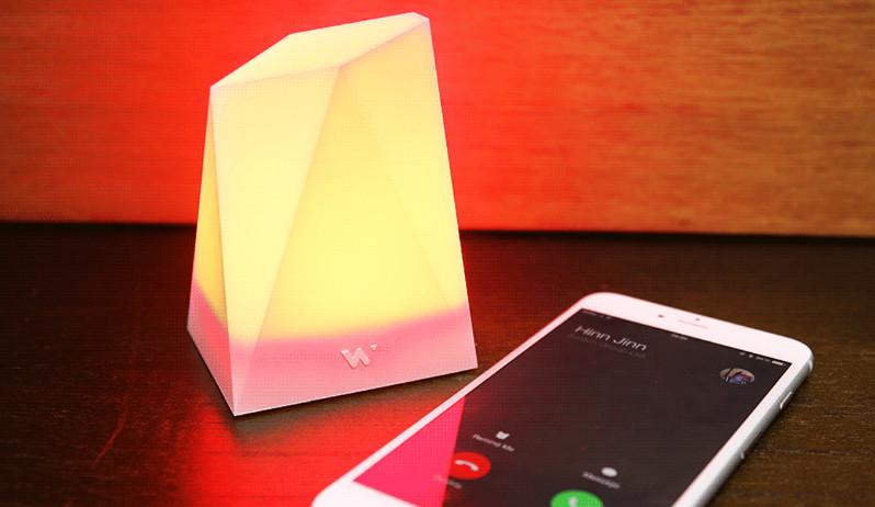 WITTI makes smart lamps that can change color to distinguish between types of call or message received or the platform it came from. Photos: internet WITTI makes smart lamps that can change color to distinguish between types of call or message received or the platform it came from. Photos: internet