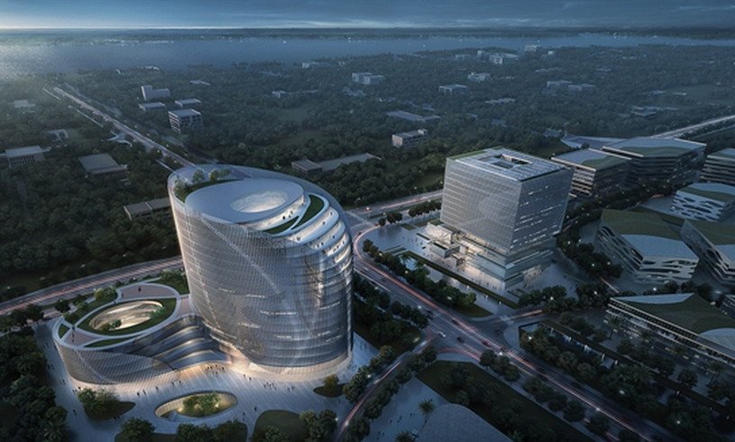 The Guangdong-Macau Traditional Chinese Medicine Scientific Industrial Park, seen in this artist's rendering, is expected to be completed in the first half of 2017. Photo: Internet The Guangdong-Macau Traditional Chinese Medicine Scientific Industrial Park, seen in this artist's rendering, is expected to be completed in the first half of 2017. Photo: Internet