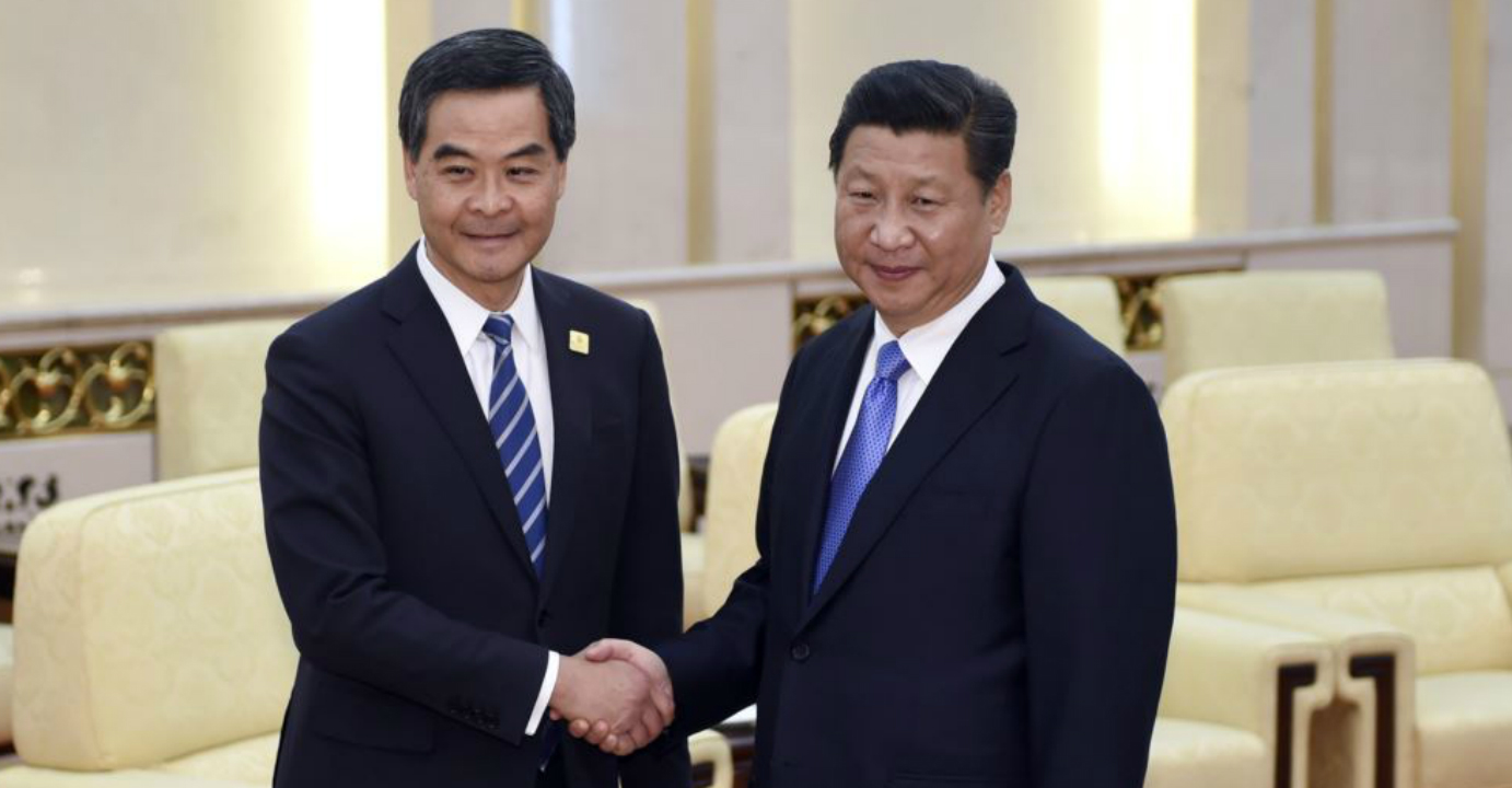 Xi Jinping (right) did not display much enthusiasm when he met Leung Chun-ying in Beijing in November last year. Photo: Reuters Xi Jinping (right) did not display much enthusiasm when he met Leung Chun-ying in Beijing in November last year. Photo: Reuters
