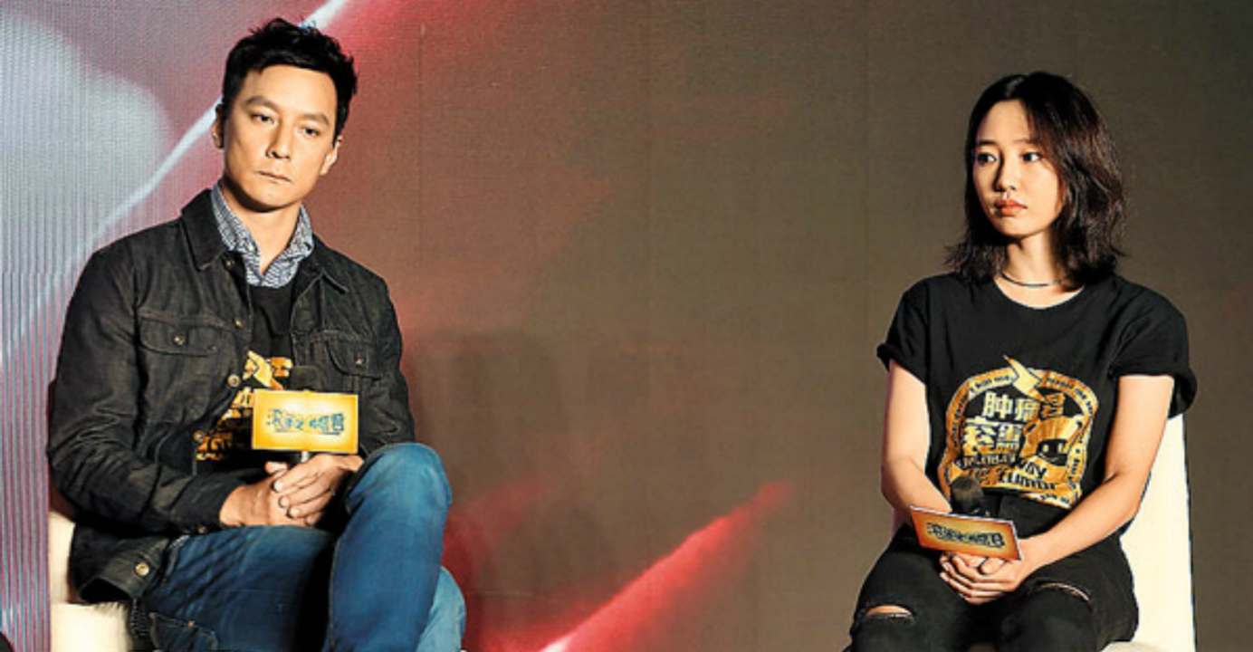 Daniel Wu and Bai Baihe, who plays the role of cancer patient Xiong Dun, promote the romantic comedy film Go Away, Mr. Tumor. Photo: HKEJ Daniel Wu and Bai Baihe, who plays the role of cancer patient Xiong Dun, promote the romantic comedy film Go Away, Mr. Tumor. Photo: HKEJ