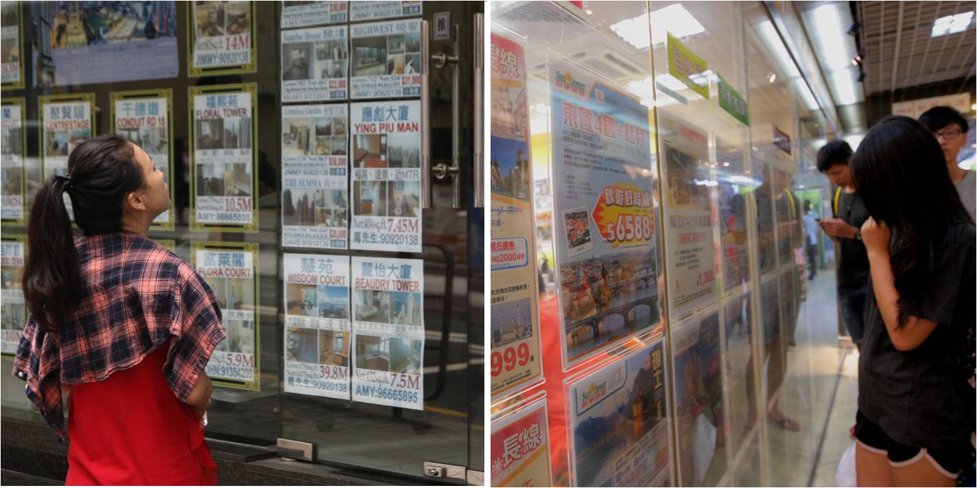For many young people in Hong Kong, buying a home of their own is a distant dream, so they would rather spend their money on travel. Photo: HKEJ For many young people in Hong Kong, buying a home of their own is a distant dream, so they would rather spend their money on travel. Photo: HKEJ