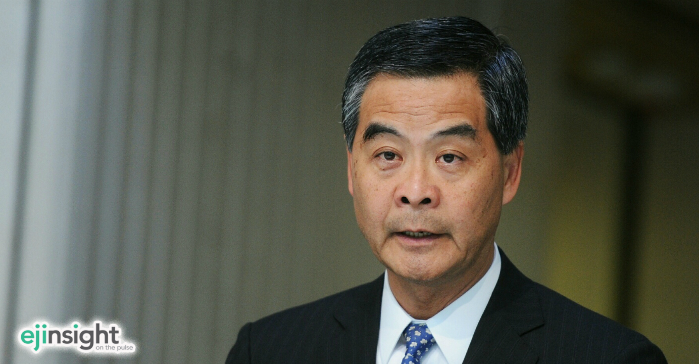 Chief Executive Leung Chun-ying sees an answer to the housing needs of young people. Photo: CNSA Chief Executive Leung Chun-ying sees an answer to the housing needs of young people. Photo: CNSA