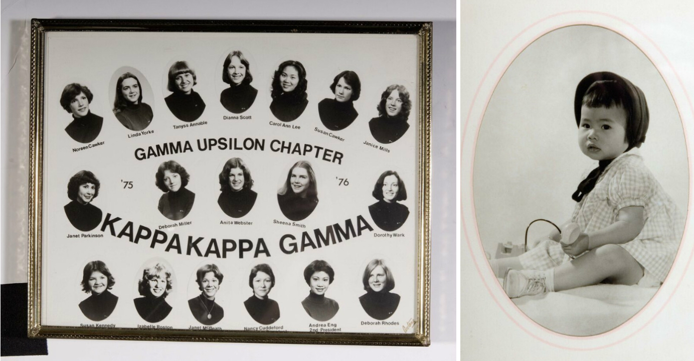 Andrea was second president of Kappa Kappa Gamma, a collegiate sorority, at Monmouth College in Monmouth, Illinois. She says, 'I was always my father's little girl in his mind.' Photos: Paul Joseph Andrea was second president of Kappa Kappa Gamma, a collegiate sorority, at Monmouth College in Monmouth, Illinois. She says, 'I was always my father's little girl in his mind.' Photos: Paul Joseph