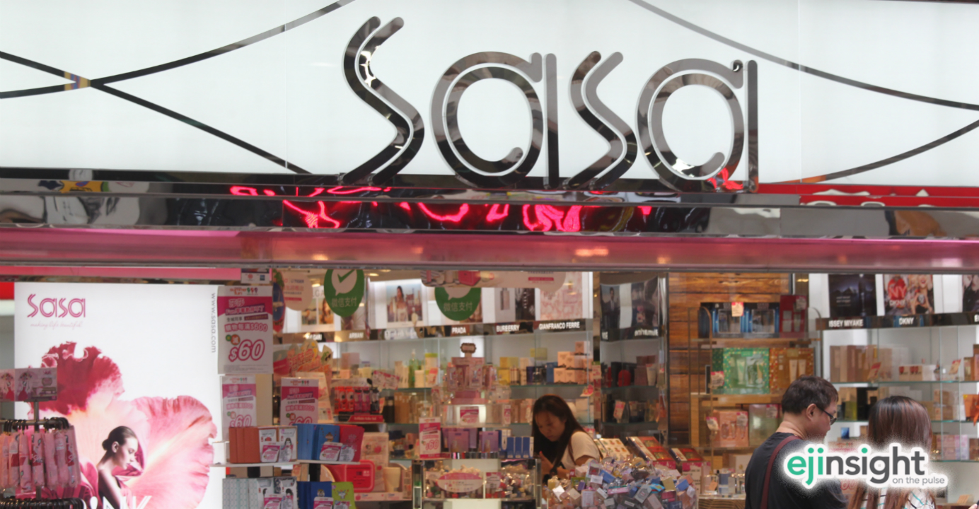 Sa Sa said profit for the first half is expected to decline by over 50 percent from a year ago. Photo: HKEJ Sa Sa said profit for the first half is expected to decline by over 50 percent from a year ago. Photo: HKEJ