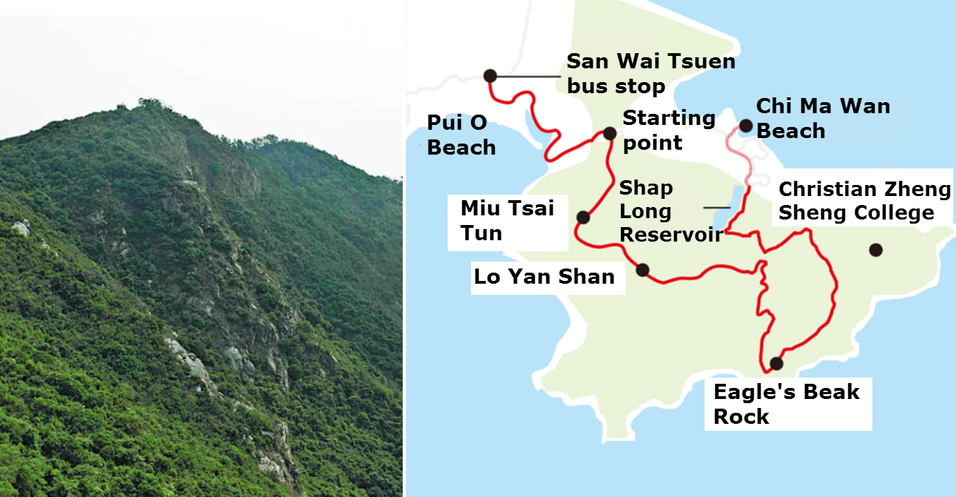Lo Yan Shan, aka the Eldery Hill, is the highest peak on the Chi Ma Wan peninsula. Photo: HKEJ Lo Yan Shan, aka the Eldery Hill, is the highest peak on the Chi Ma Wan peninsula. Photo: HKEJ