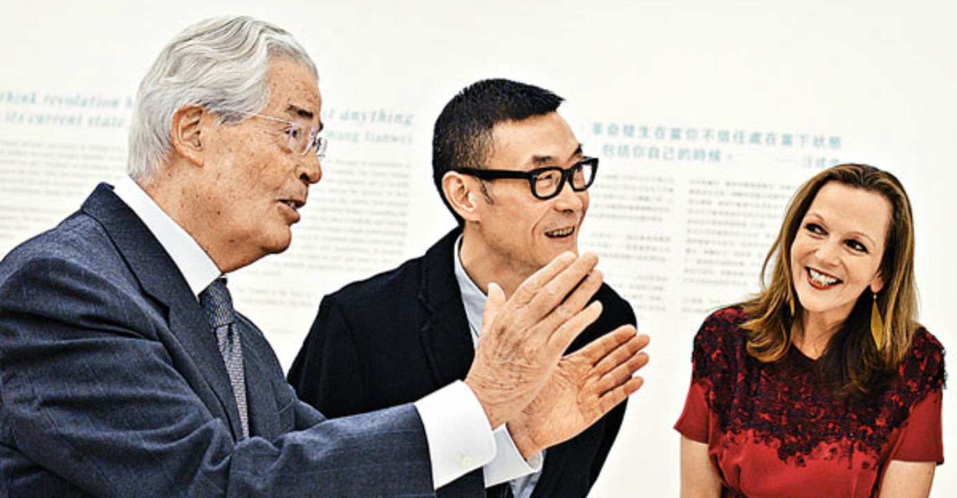 Munroe took the lead in The Robert H. N. Ho Family Foundation Chinese Art Initiative and hosted an exhibition of Wang Jianwei last year. Photo: HKEJ Munroe took the lead in The Robert H. N. Ho Family Foundation Chinese Art Initiative and hosted an exhibition of Wang Jianwei last year. Photo: HKEJ