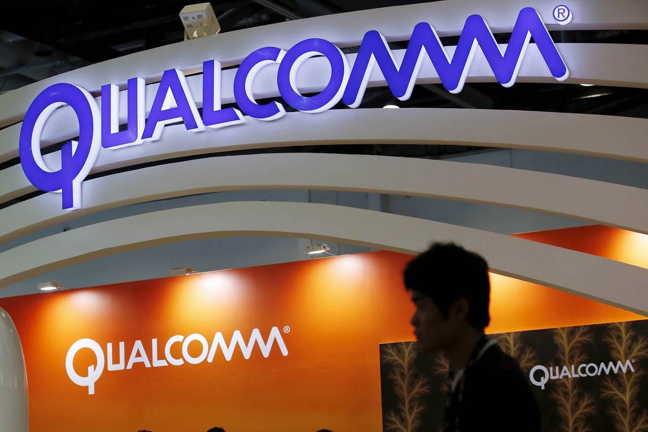 San Diego-based Qualcomm gets most of its revenue from selling chips that handle wireless communications and calculating chores in smartphones. Photo: Reuters San Diego-based Qualcomm gets most of its revenue from selling chips that handle wireless communications and calculating chores in smartphones. Photo: Reuters