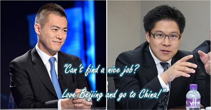 Lau Ming-wai (L) and Kenneth Fok are among the business family scions that have urged Hong Kong youth to look to the mainland for career opportunities. Photos: RTHK, takungpao Lau Ming-wai (L) and Kenneth Fok are among the business family scions that have urged Hong Kong youth to look to the mainland for career opportunities. Photos: RTHK, takungpao