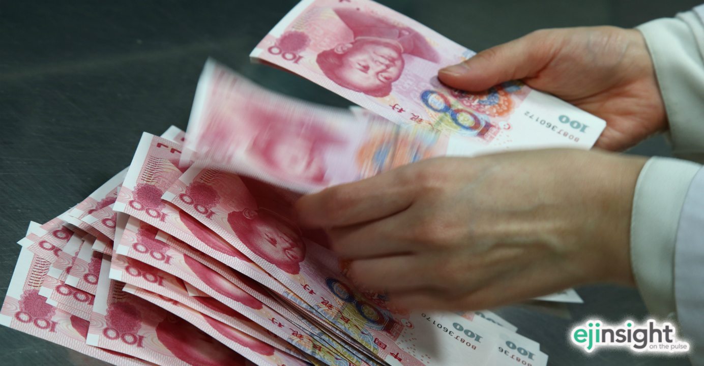 If the renminbi weakens too much, it could cause panic selling in China's equity and property markets. Photo: Bloomberg If the renminbi weakens too much, it could cause panic selling in China's equity and property markets. Photo: Bloomberg
