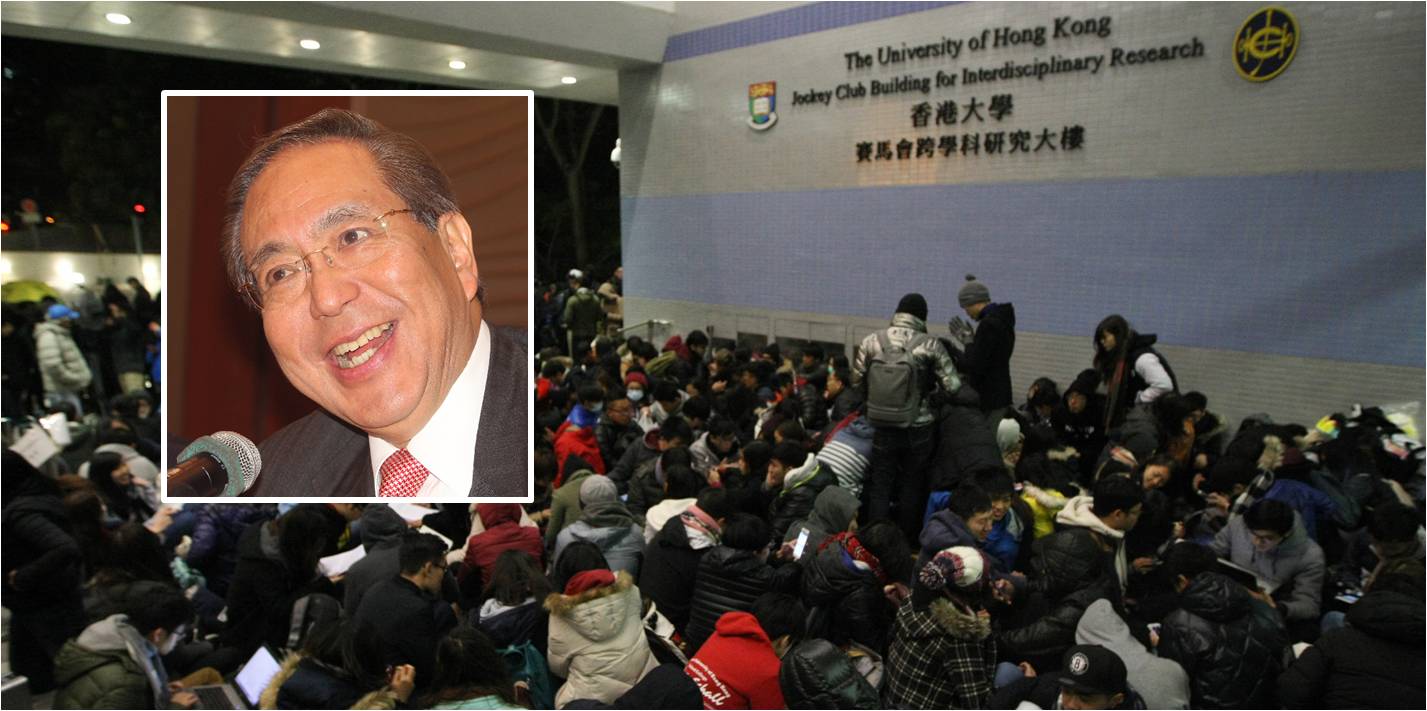 HKU Council chairman Arthur Li is in a war footing against the pro-democracy Civic Party. Photo: HKEJ HKU Council chairman Arthur Li is in a war footing against the pro-democracy Civic Party. Photo: HKEJ