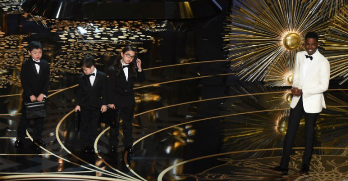 Chris Rock's joke at the expense of Asian kids drew a lot of flak on social media. Photo: AFP Chris Rock's joke at the expense of Asian kids drew a lot of flak on social media. Photo: AFP