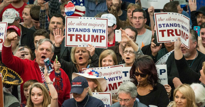 Far from educating his supporters, Donald Trump has made a strategy of pandering to some of their worst traits. Photo: AFP Far from educating his supporters, Donald Trump has made a strategy of pandering to some of their worst traits. Photo: AFP