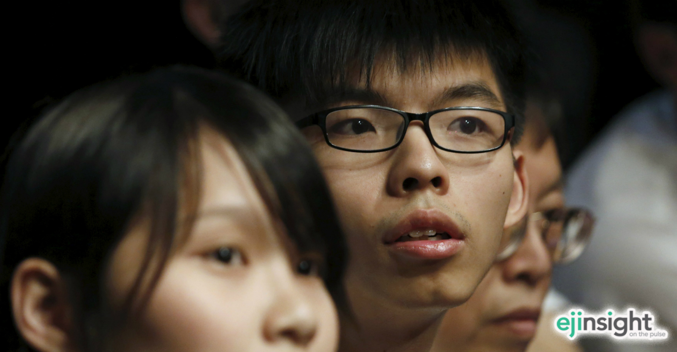 It is too early to write off Joshua Wong (center), who has shown acumen and foresight in his brief career as a political activist. Photo: Reuters It is too early to write off Joshua Wong (center), who has shown acumen and foresight in his brief career as a political activist. Photo: Reuters