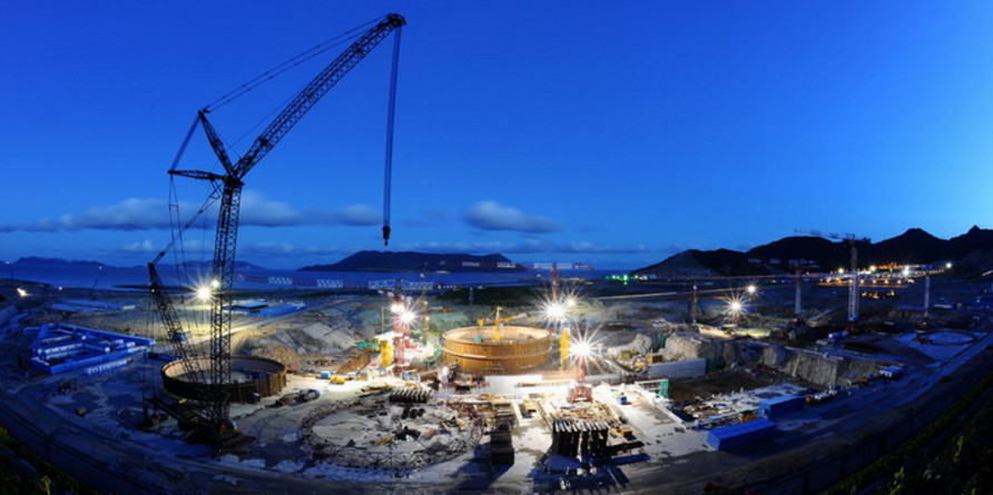 The Taishan Nuclear Power Plant is being constructed just 130 kilometers from Hong Kong. Photo: Baidu The Taishan Nuclear Power Plant is being constructed just 130 kilometers from Hong Kong. Photo: Baidu