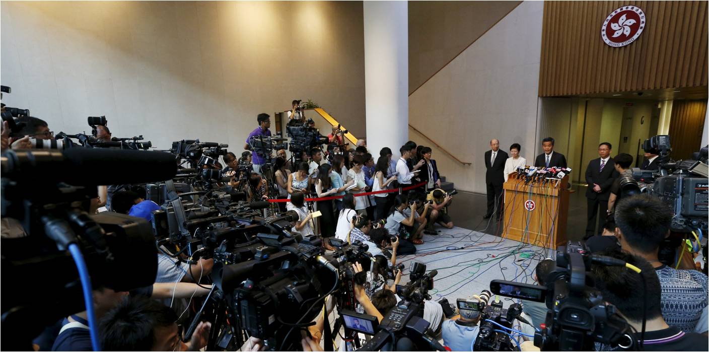 Baggage-gate could be the last straw on the camel's back, shutting the door to a second term for Chief Executive Leung Chun-ying. Photo: HKEJ Baggage-gate could be the last straw on the camel's back, shutting the door to a second term for Chief Executive Leung Chun-ying. Photo: HKEJ