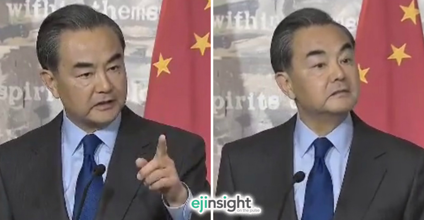 Wang Yi's rant at a Canadian reporter made news worldwide. Imperiously, he told her he did not know where her arrogance came from. Photos: Youtube Wang Yi's rant at a Canadian reporter made news worldwide. Imperiously, he told her he did not know where her arrogance came from. Photos: Youtube