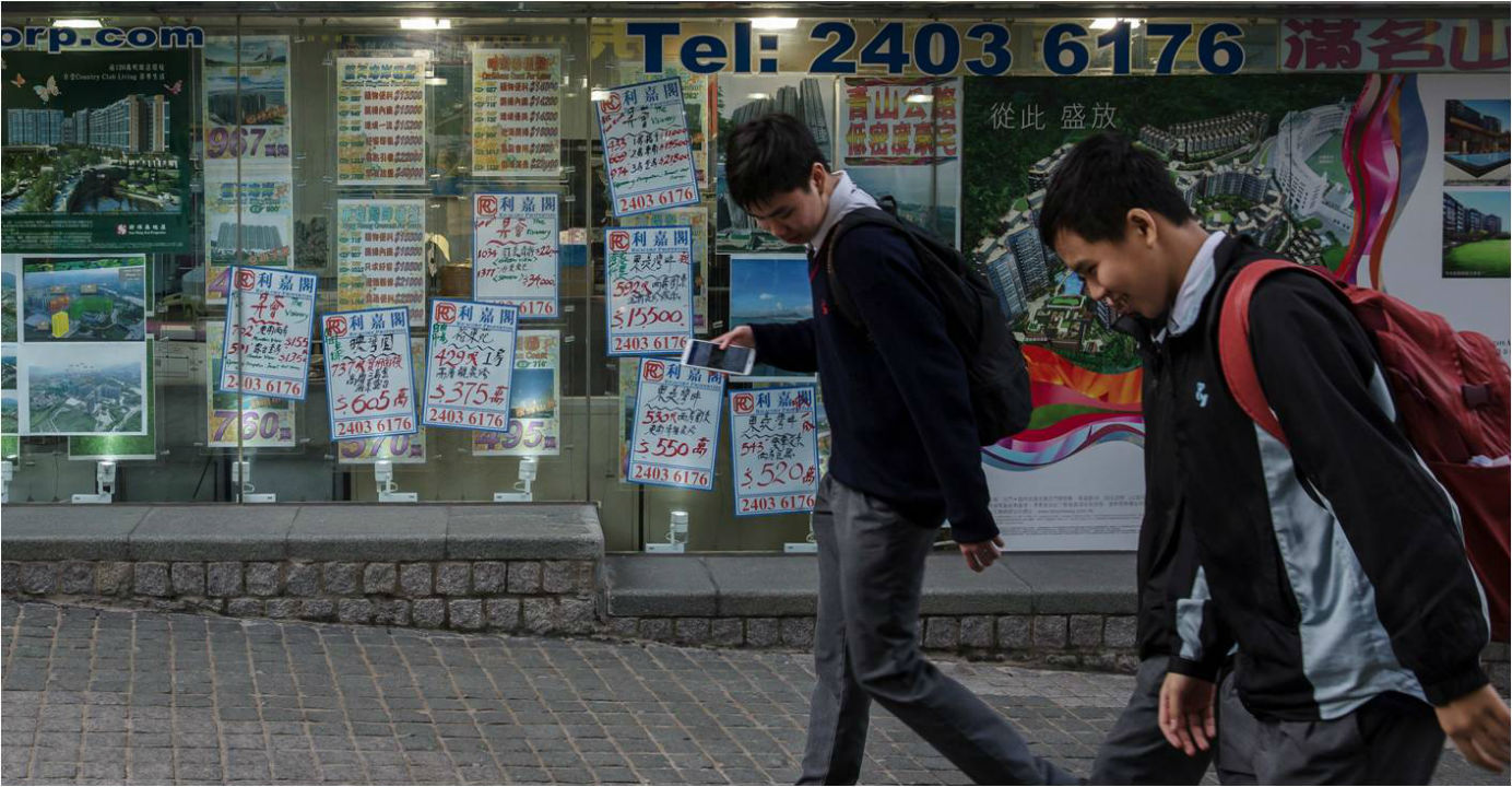 Housing and education are two issues about which Hongkongers care most, and they are unhappy about what the government has done to resolve them. Photo: Bloomberg Housing and education are two issues about which Hongkongers care most, and they are unhappy about what the government has done to resolve them. Photo: Bloomberg