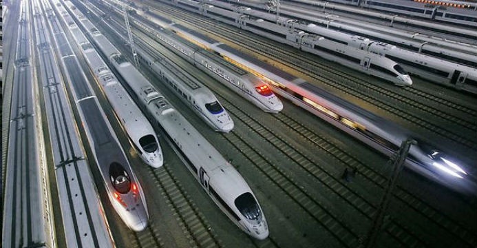 With many of China's biggest cities now covered by a high-speed rail network, the country needs foreign markets to absorb its excess manufacturing capacity and allow it to display its advanced technology. Photo: internet With many of China's biggest cities now covered by a high-speed rail network, the country needs foreign markets to absorb its excess manufacturing capacity and allow it to display its advanced technology. Photo: internet