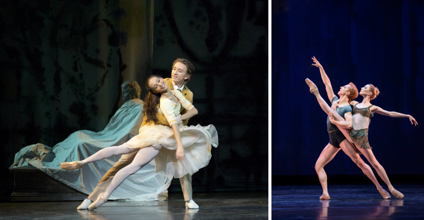 The Invitation (left) is a rarely performed early MacMillan ballet. At the heart of Within The Golden Hour (right) are three well-contrasted duets. Photos: Bill Cooper, Andrej Uspenski The Invitation (left) is a rarely performed early MacMillan ballet. At the heart of Within The Golden Hour (right) are three well-contrasted duets. Photos: Bill Cooper, Andrej Uspenski