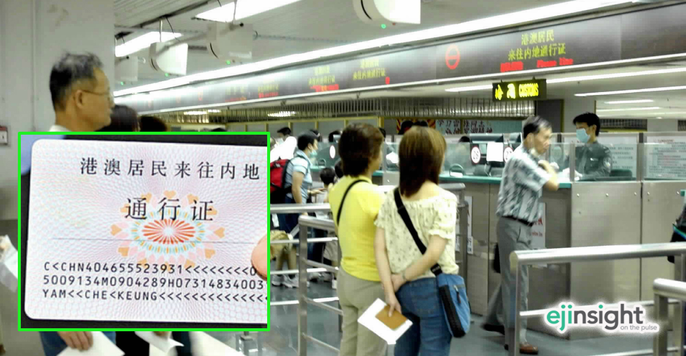 A foreign passport doesn’t protect its holder in China if he or she chooses to enter the country using a Chinese permit (inset) that acknowledges them to be a Chinese national. Photo: Xinhua A foreign passport doesn’t protect its holder in China if he or she chooses to enter the country using a Chinese permit (inset) that acknowledges them to be a Chinese national. Photo: Xinhua