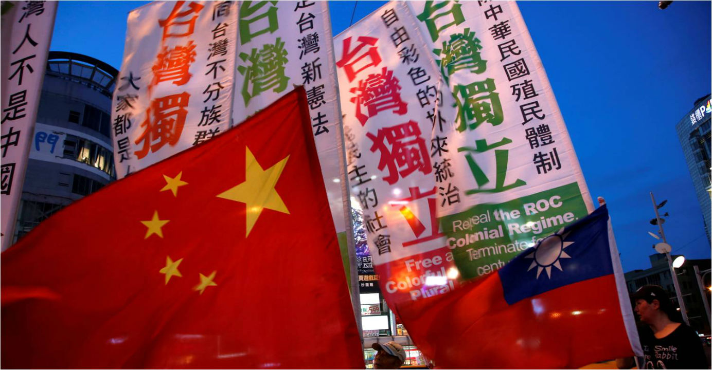 Taiwan enjoys a democratic system in which pro-independence activists and those calling for peaceful reunification with China can both voice out their views in the streets. Photo: Reuters Taiwan enjoys a democratic system in which pro-independence activists and those calling for peaceful reunification with China can both voice out their views in the streets. Photo: Reuters