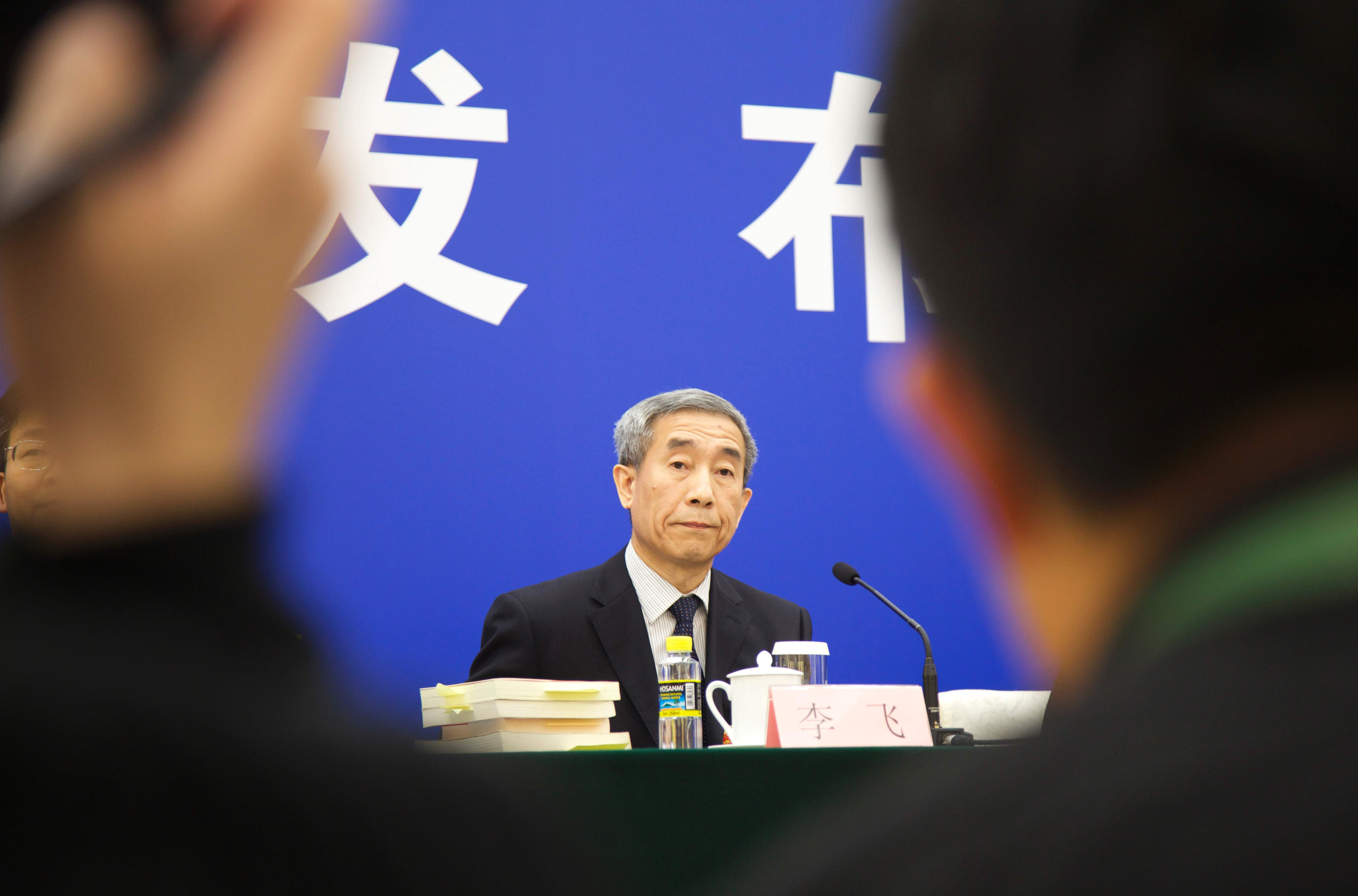 Li Fei, chairman of the NPC’s Basic Law Committee, said in Beijing recently that allegiance to the nation is now a must for all Hong Kong officials. Photo: AFP Li Fei, chairman of the NPC’s Basic Law Committee, said in Beijing recently that allegiance to the nation is now a must for all Hong Kong officials. Photo: AFP
