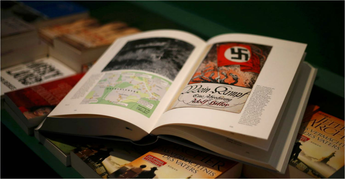 A copy of Hitler's Mein Kampf. If we do not learn from the lessons of history, civilization will pay a terrible price. Photo: Reuters A copy of Hitler's Mein Kampf. If we do not learn from the lessons of history, civilization will pay a terrible price. Photo: Reuters