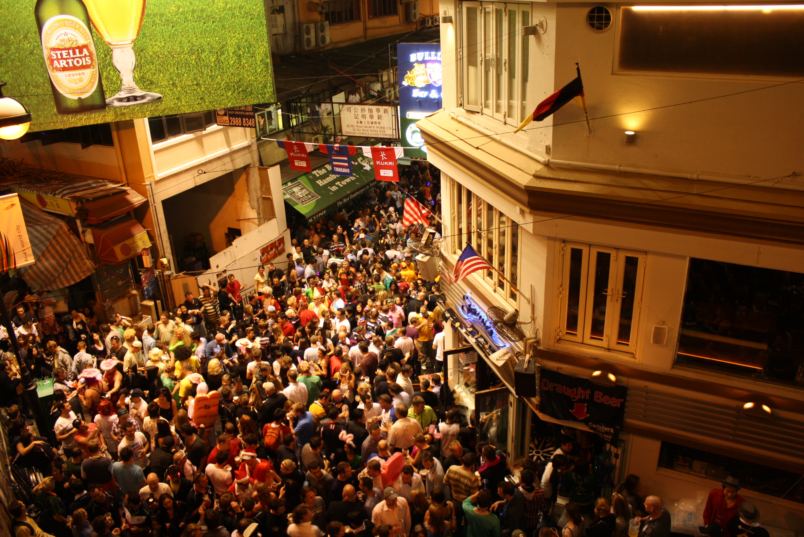 Hong Kong people work hard, so they want to play hard. Just look at the crowds in Lan Kwai Fong late every night and you will know. Photo: Emily Ruzzamenti Hong Kong people work hard, so they want to play hard. Just look at the crowds in Lan Kwai Fong late every night and you will know. Photo: Emily Ruzzamenti