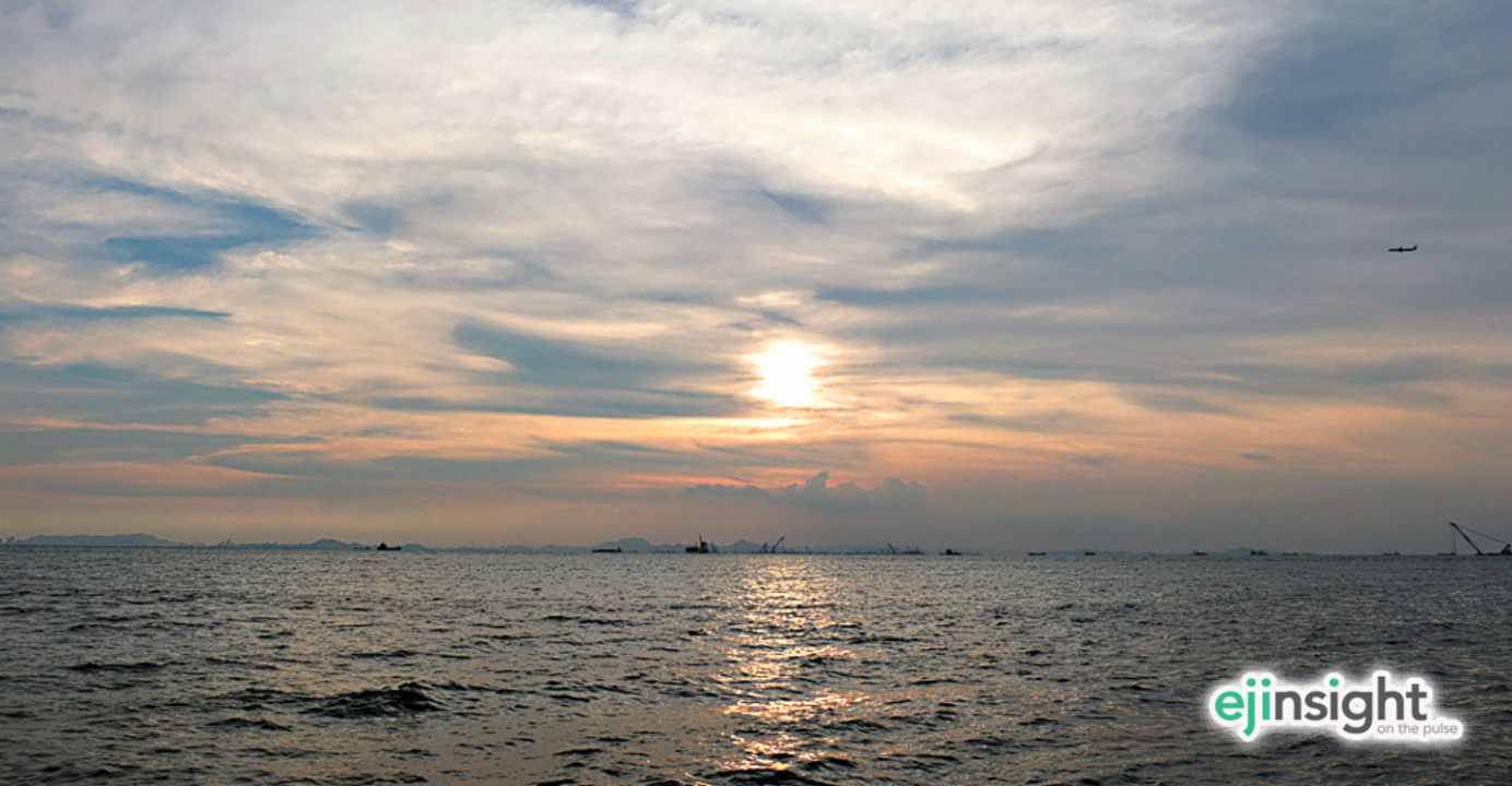 A postcard-perfect sunset viewed from the old Tai O Police Station. Photo: HKEJ A postcard-perfect sunset viewed from the old Tai O Police Station. Photo: HKEJ