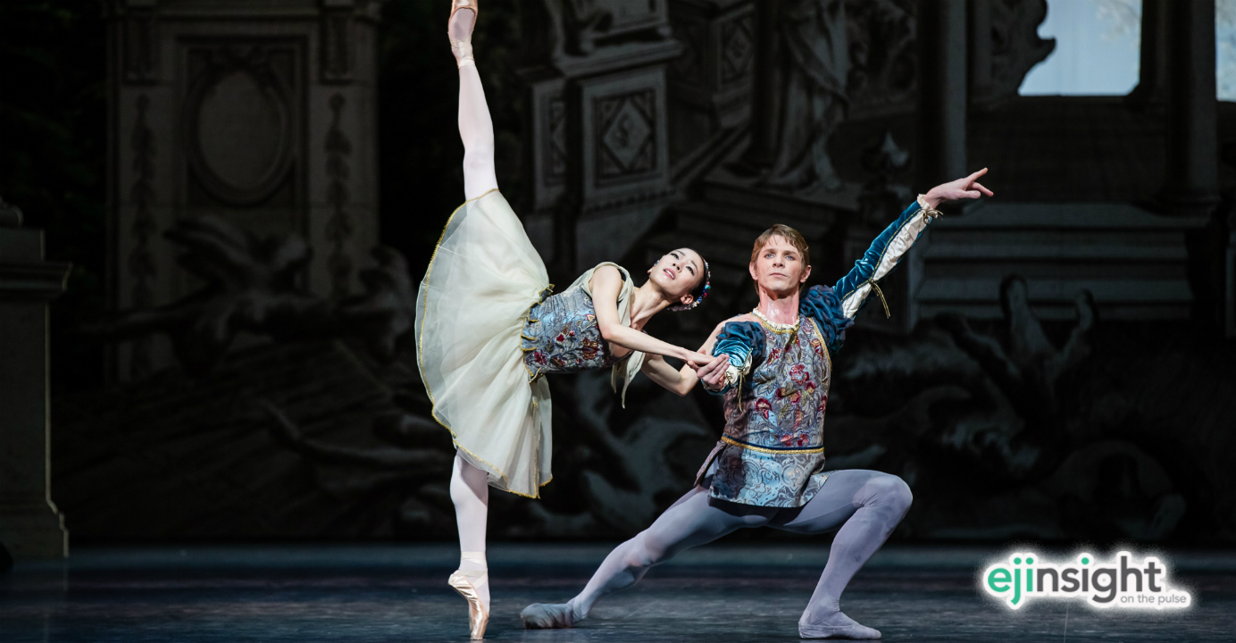 Sae Eun Park (L) and Karl Paquette in A Midsummer Night's Dream, Paris Opera Ballet. Photograph by Agathe Poupeney/OnP Sae Eun Park (L) and Karl Paquette in A Midsummer Night's Dream, Paris Opera Ballet. Photograph by Agathe Poupeney/OnP