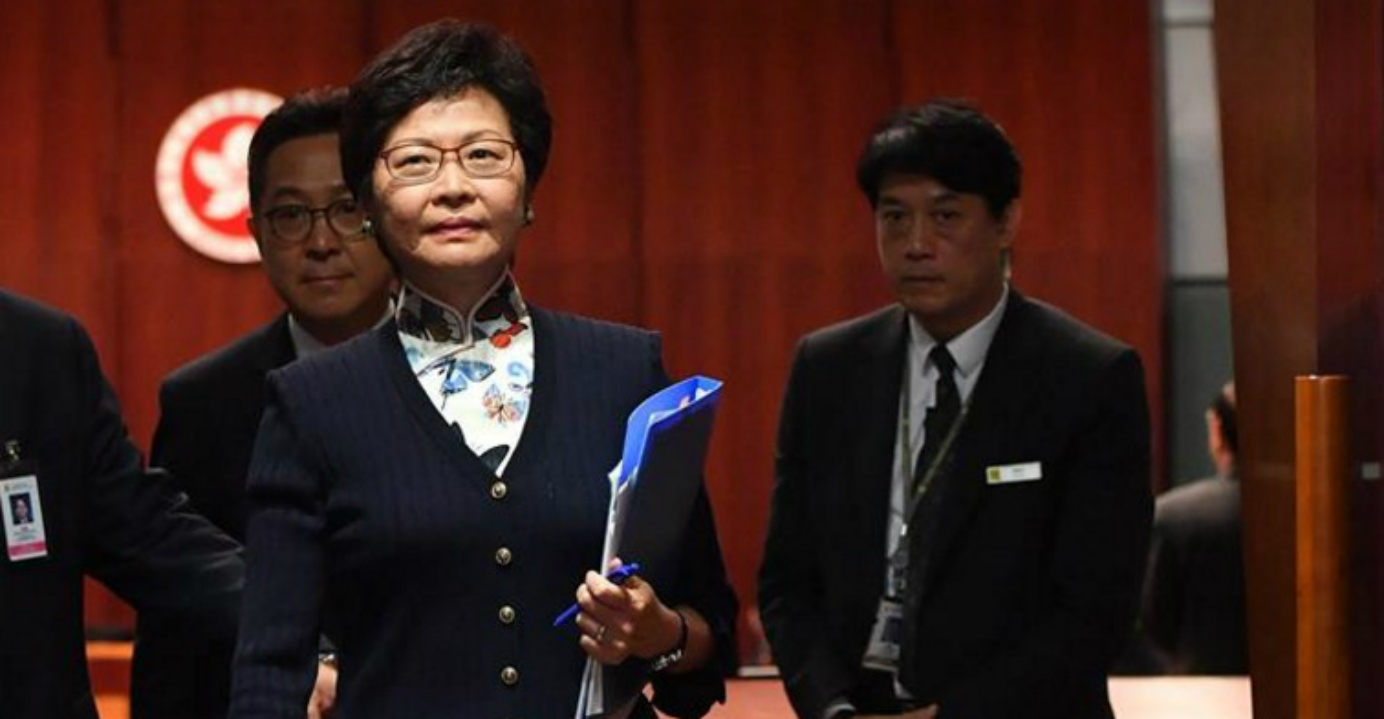 Carrie Lam is said to be uninterested in a think-tank report that discusses the possibility of reviving a special branch in the police to keep tabs on opposition groups. Photo: Facebook Carrie Lam is said to be uninterested in a think-tank report that discusses the possibility of reviving a special branch in the police to keep tabs on opposition groups. Photo: Facebook