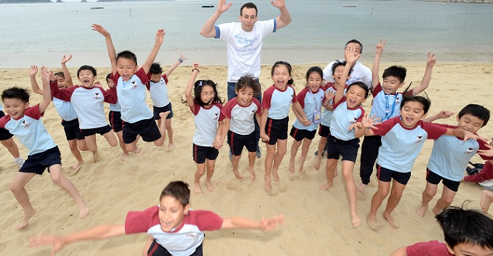 Trips to the beach and dips in the pool can quickly become a bust because of sun and heat exposure. Parents should bear in mind measures other than sunscreen to keep their children safe. Photo: GovHK Trips to the beach and dips in the pool can quickly become a bust because of sun and heat exposure. Parents should bear in mind measures other than sunscreen to keep their children safe. Photo: GovHK