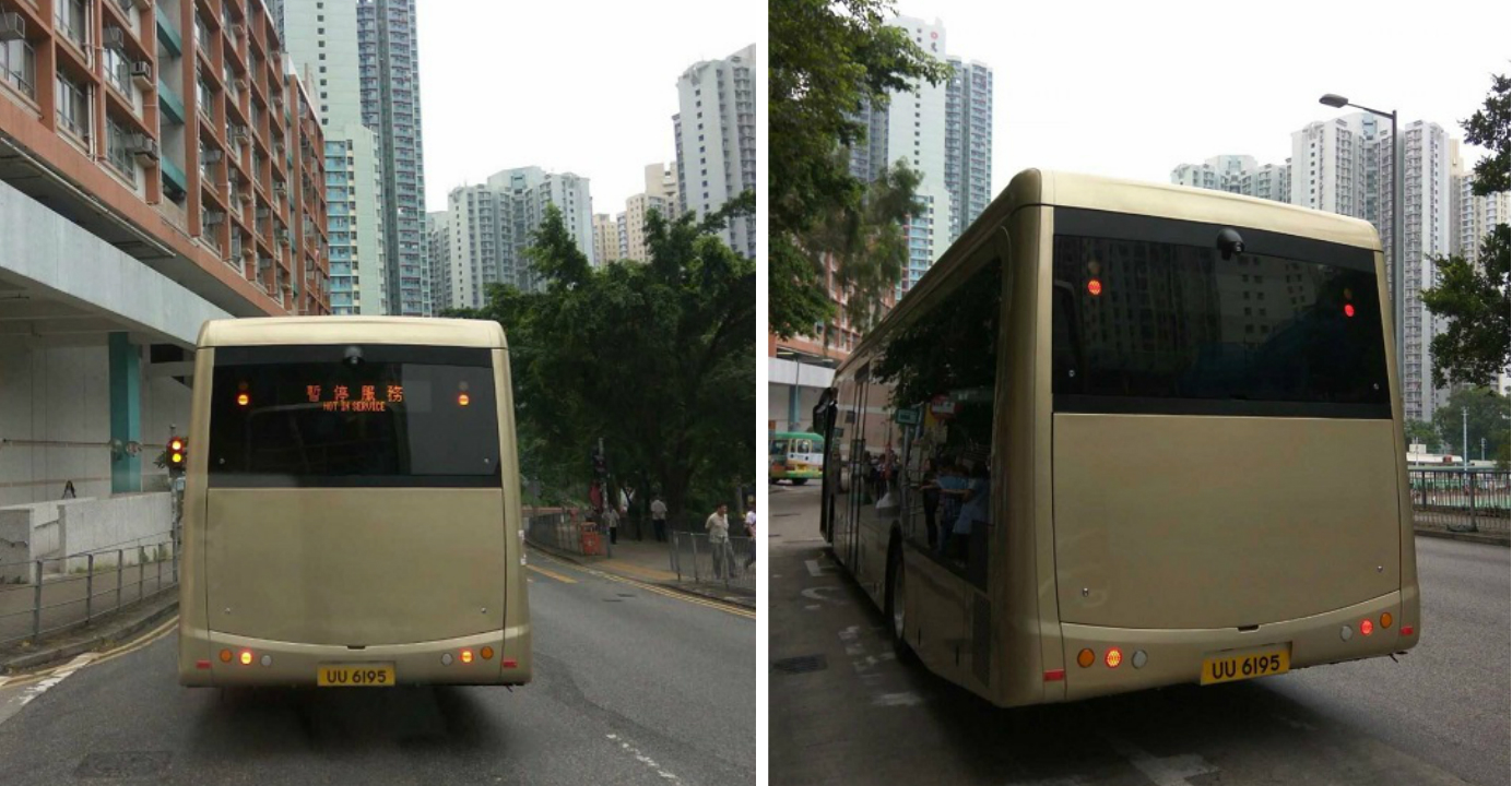 The KMB electric bus had to be brought back to the terminus after a door failure. Photo: hkitalk.net The KMB electric bus had to be brought back to the terminus after a door failure. Photo: hkitalk.net