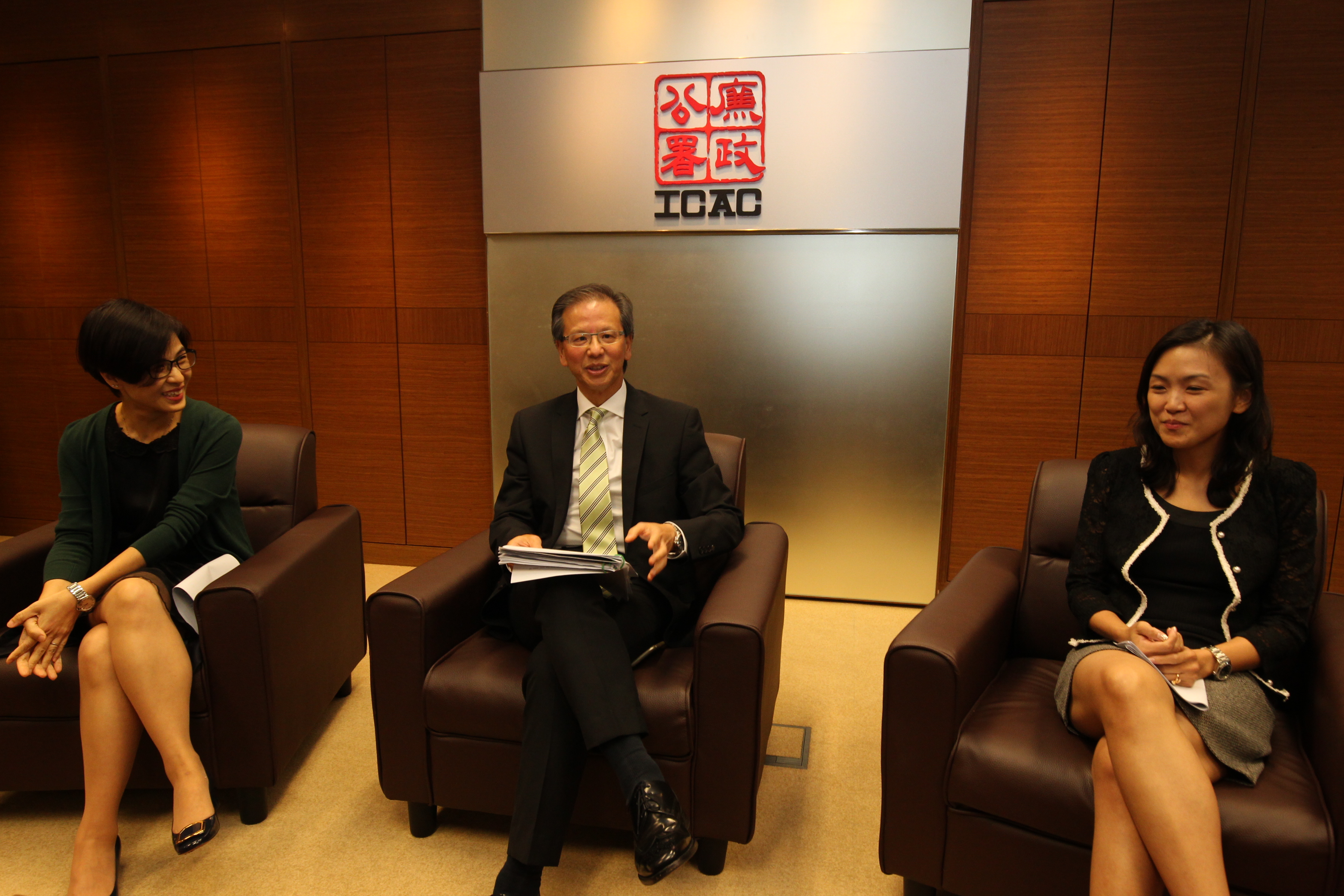 The ICAC trio collaborated at different stages of probe and undertook a legal marathon to put former chief secretary Rafael Hui and property tycoon Thomas Kwok behind bars in a corruption case. Photo: HKEJ The ICAC trio collaborated at different stages of probe and undertook a legal marathon to put former chief secretary Rafael Hui and property tycoon Thomas Kwok behind bars in a corruption case. Photo: HKEJ